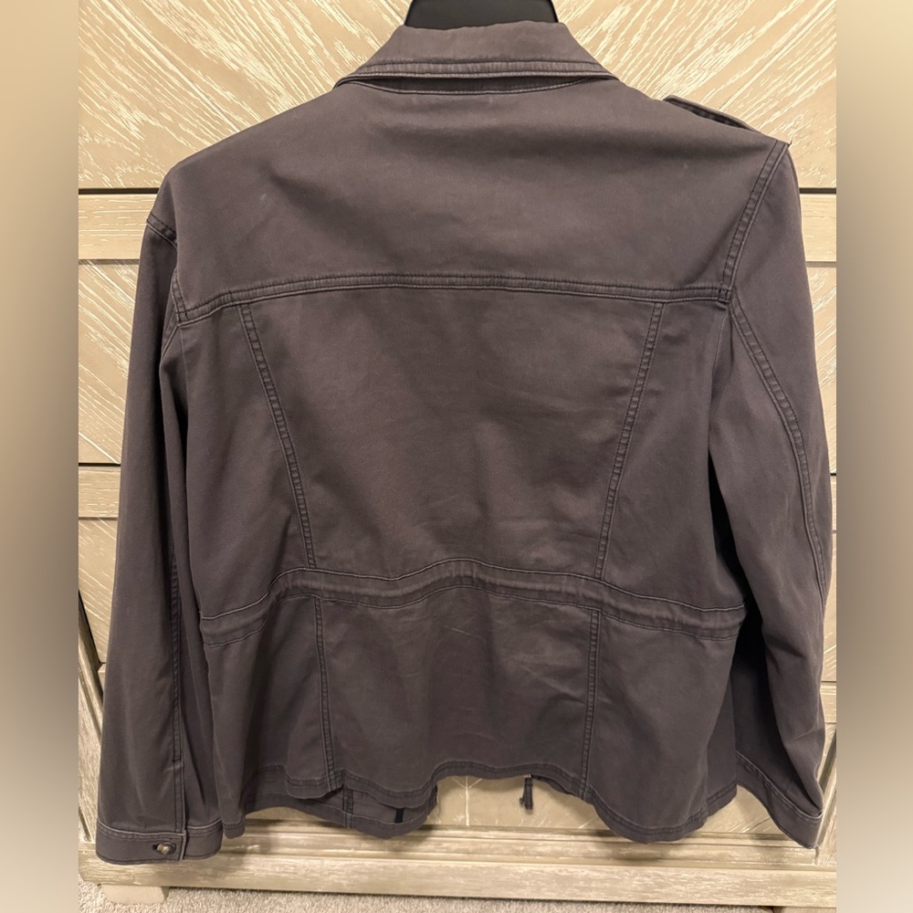 Express Charcoal Utility Jacket - Picture 3 of 4